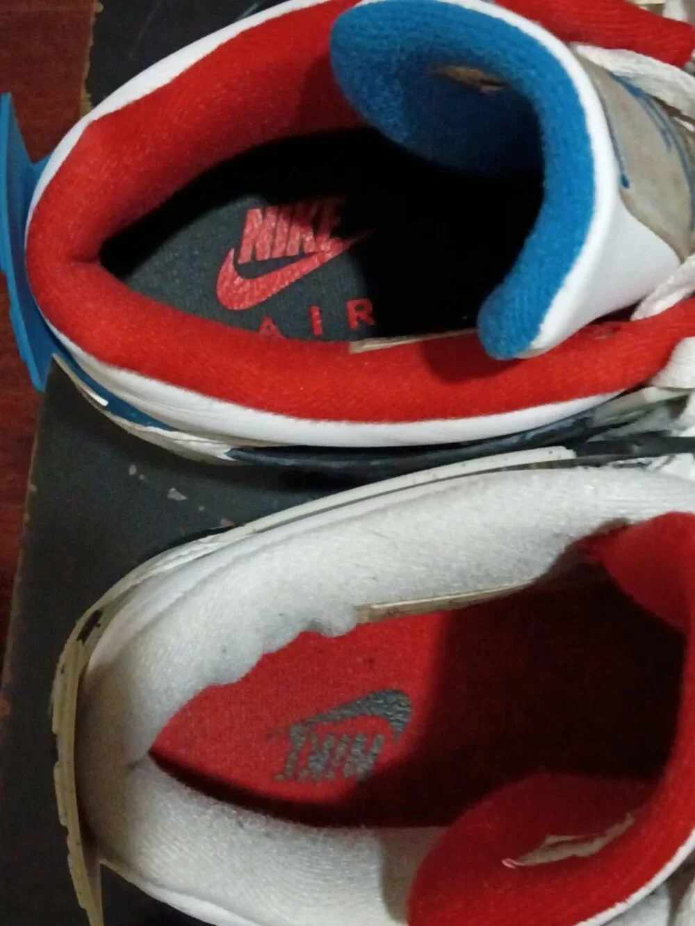 Nike Air Jordan 4 Retro SE What The 4 White Blue Red Men's Size 10 US CI1184-146